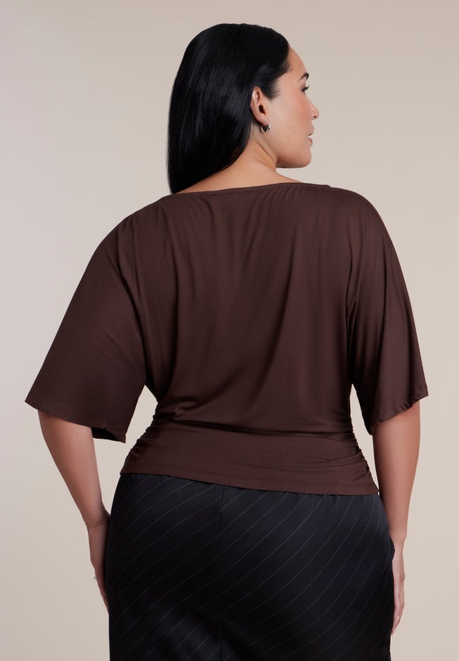 Cinched Waist Draped Top image number 1