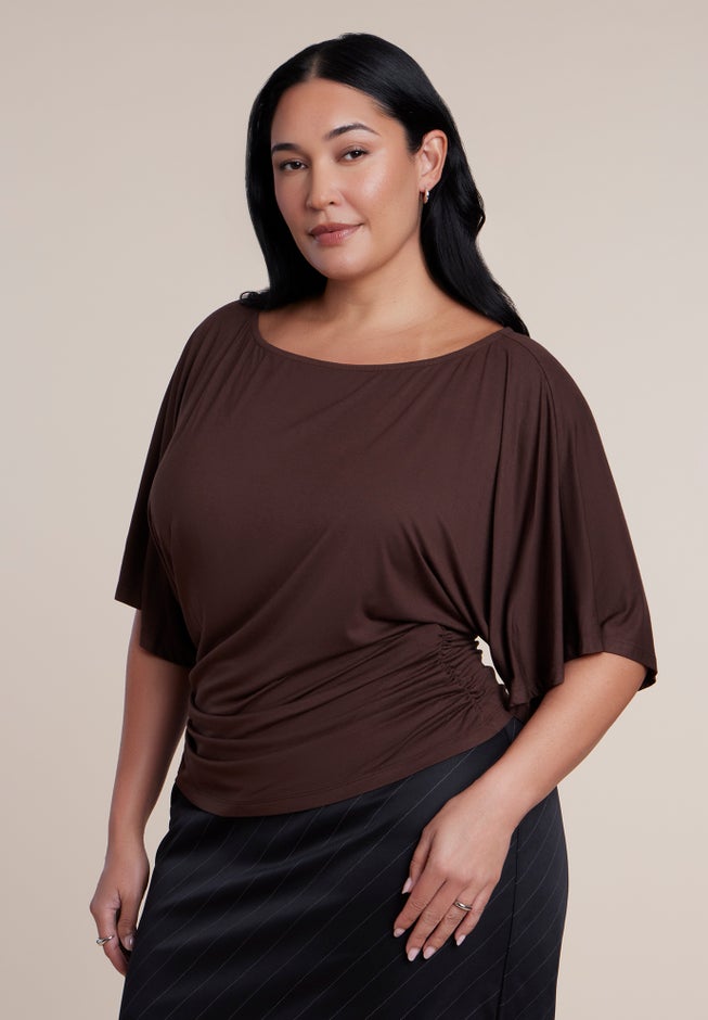 Cinched Waist Draped Top image number 2