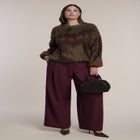 Brushed Intarsia Sweater image number 3
