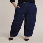 High-Rise Pocket Barrel Jean image number 1