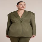 Houndstooth Hourglass Blazer image number 1