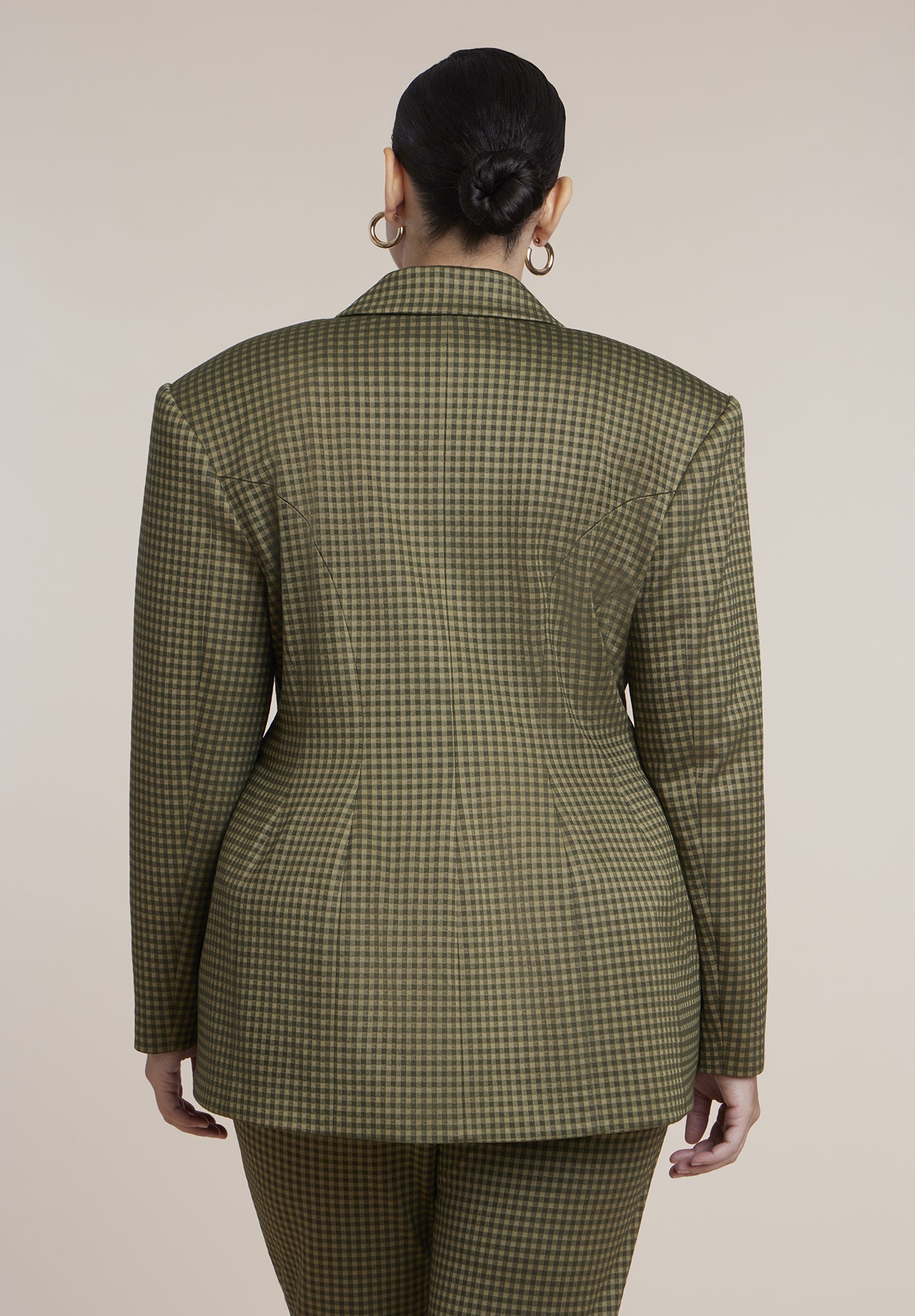 Houndstooth Hourglass Blazer image number 2
