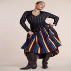 Faux Leather Knee-High Boot image number 3