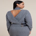 Reversible Cutout Sweater image number 1