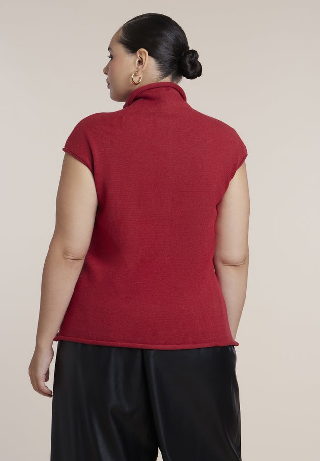 High Funnel Neck Sweater image number 1