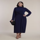Draped Knit Maxi Dress image number 0