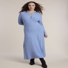 Stitch Detail Knit Midi Dress image number 0