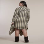 Plaid Flannel Mini Shirt Dress image number 1