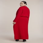 Foldover Skirt Sweater Midi Dress image number 1