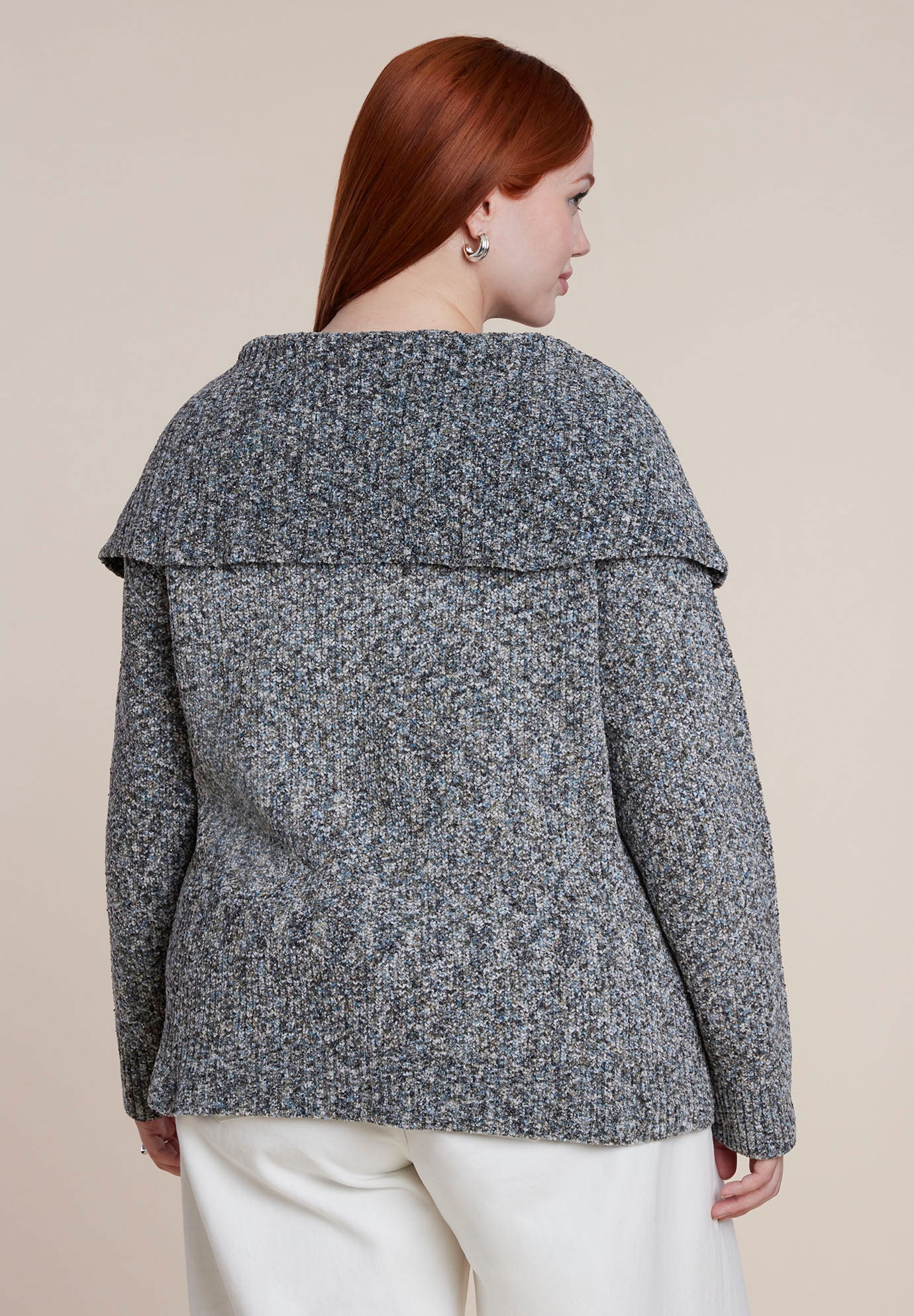 Foldover Collar Sweater image number 1
