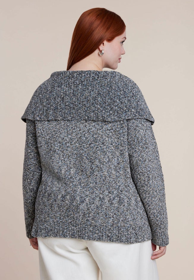 Foldover Collar Sweater image number 1