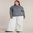 Foldover Collar Sweater image number 2