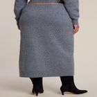 Sweater Wrap Midi Skirt image number 2