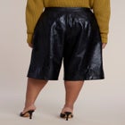 Textured Faux Leather Culotte image number 2