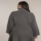 Funnel Neck Sweater Jacket image number 1