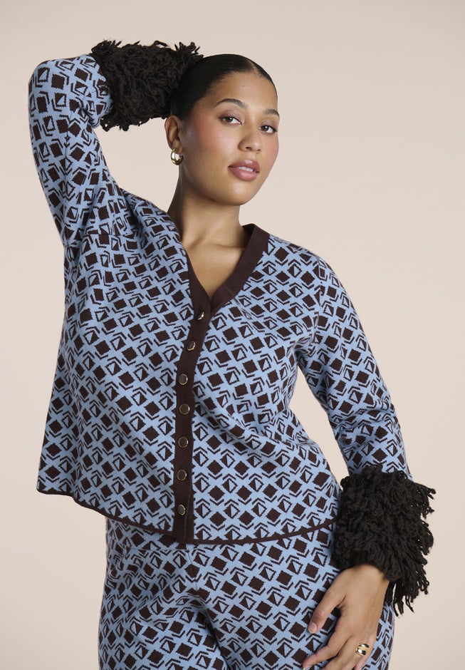 Textured Cuff Cardigan image number 4