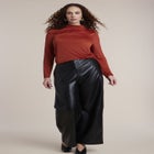 Draped High Neck Top image number 2