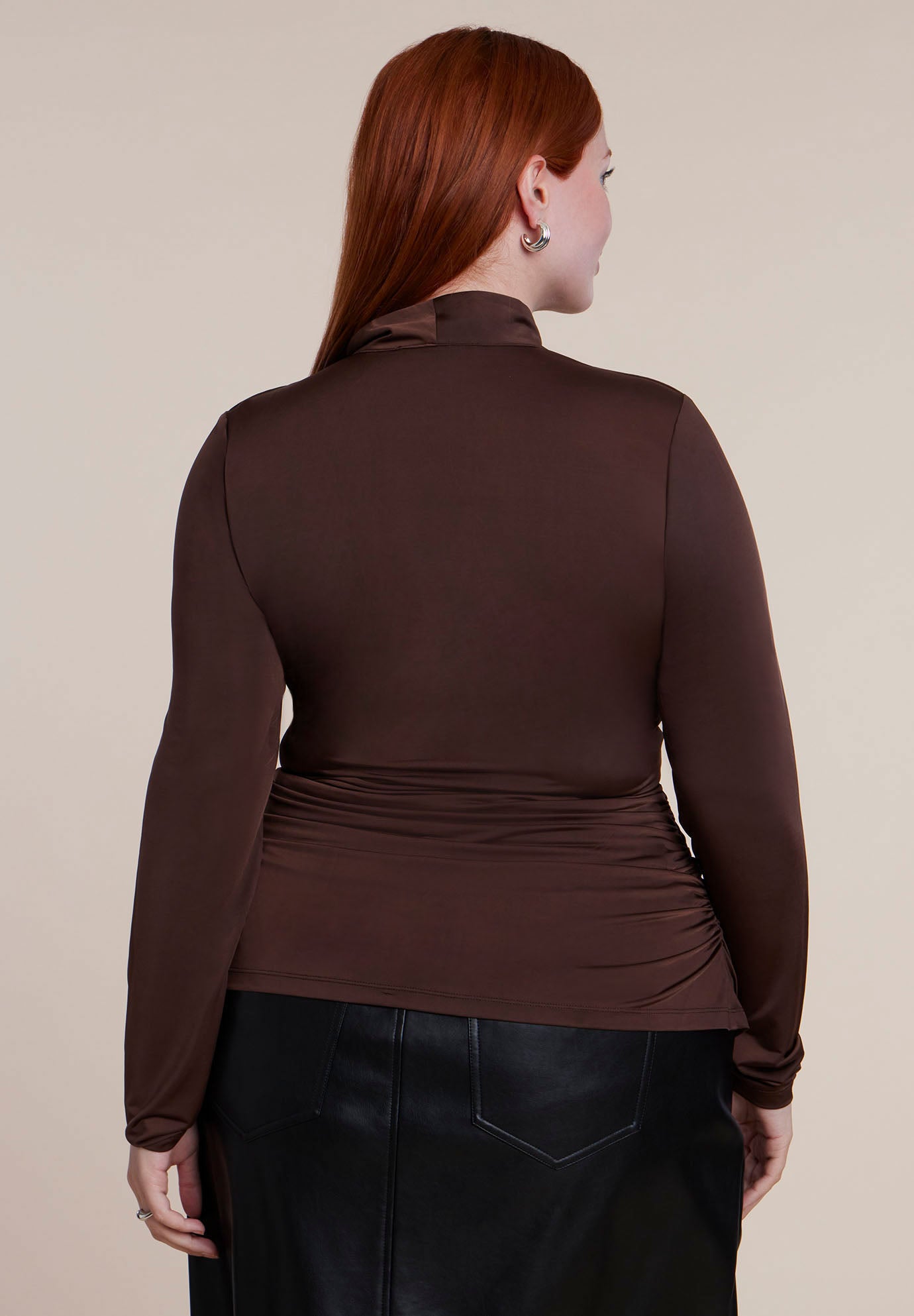 Shirred Square Neck Wire Top image number 1