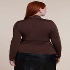 Shirred Square Neck Wire Top image number 1