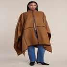 Funnel Neck Cape Coat image number 1
