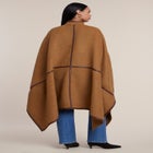 Funnel Neck Cape Coat image number 2