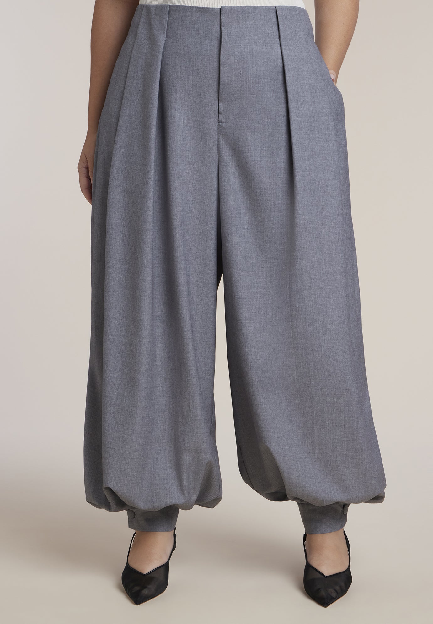 Pleated Balloon Trouser image number 0