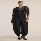 Embellished Sheer Capelet image number 2