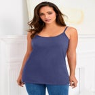 Stretch Cotton Cami image number null