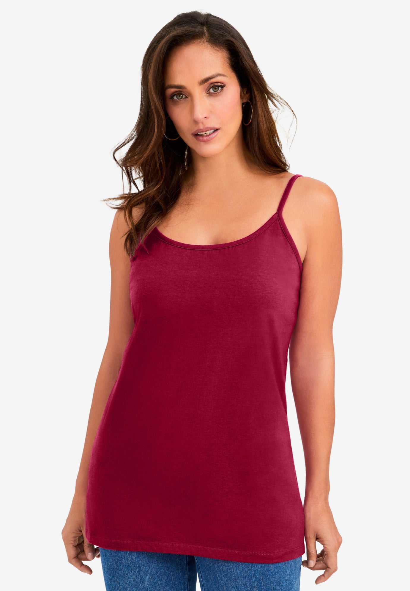 Stretch Cotton Cami image number 0