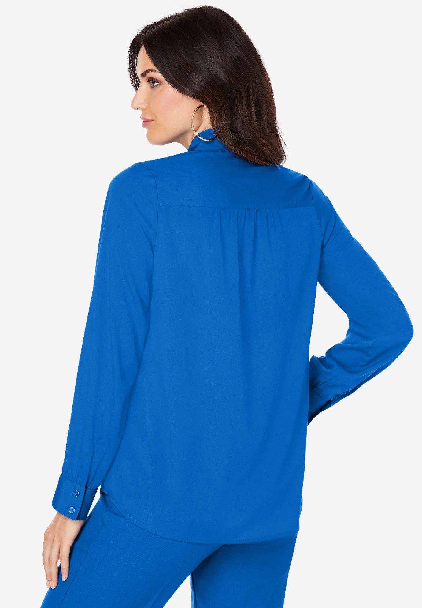 Long Sleeve Bow Blouse image number 2