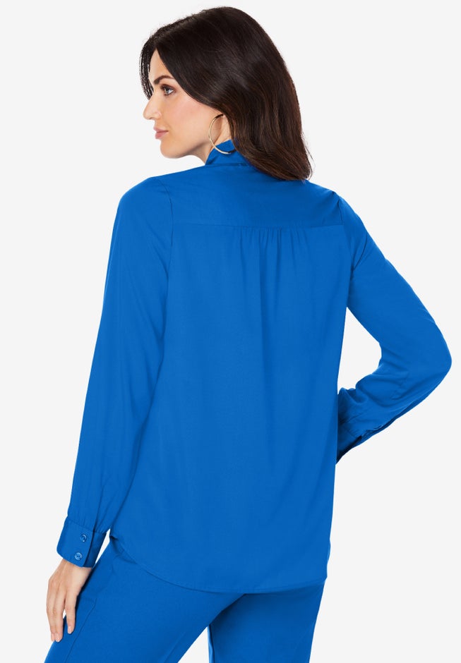 Long Sleeve Bow Blouse image number 2