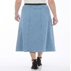 Stretch Denim Jegging Skirt image number null
