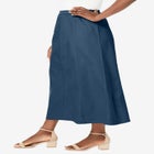 Stretch Denim Jegging Skirt image number null
