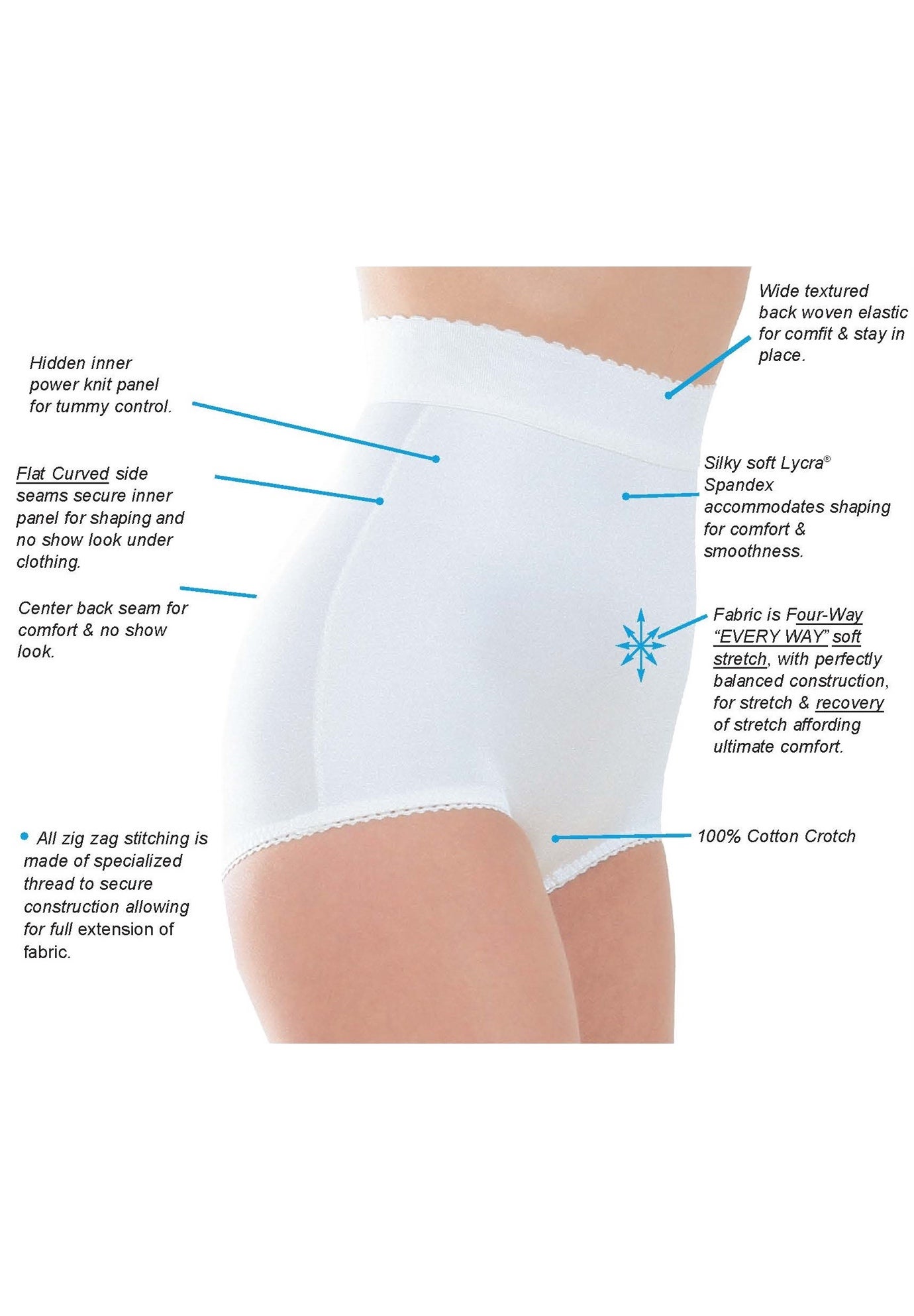 Rago® Light Control High-Waist Brief image number 2