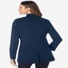 Plus Size Relaxed Boyfriend Blazer image number null