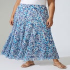 Flowing Crinkled Maxi Skirt image number null