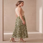 Flowing Crinkled Maxi Skirt image number null