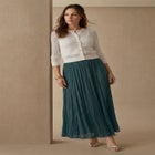 Flowing Crinkled Maxi Skirt image number null