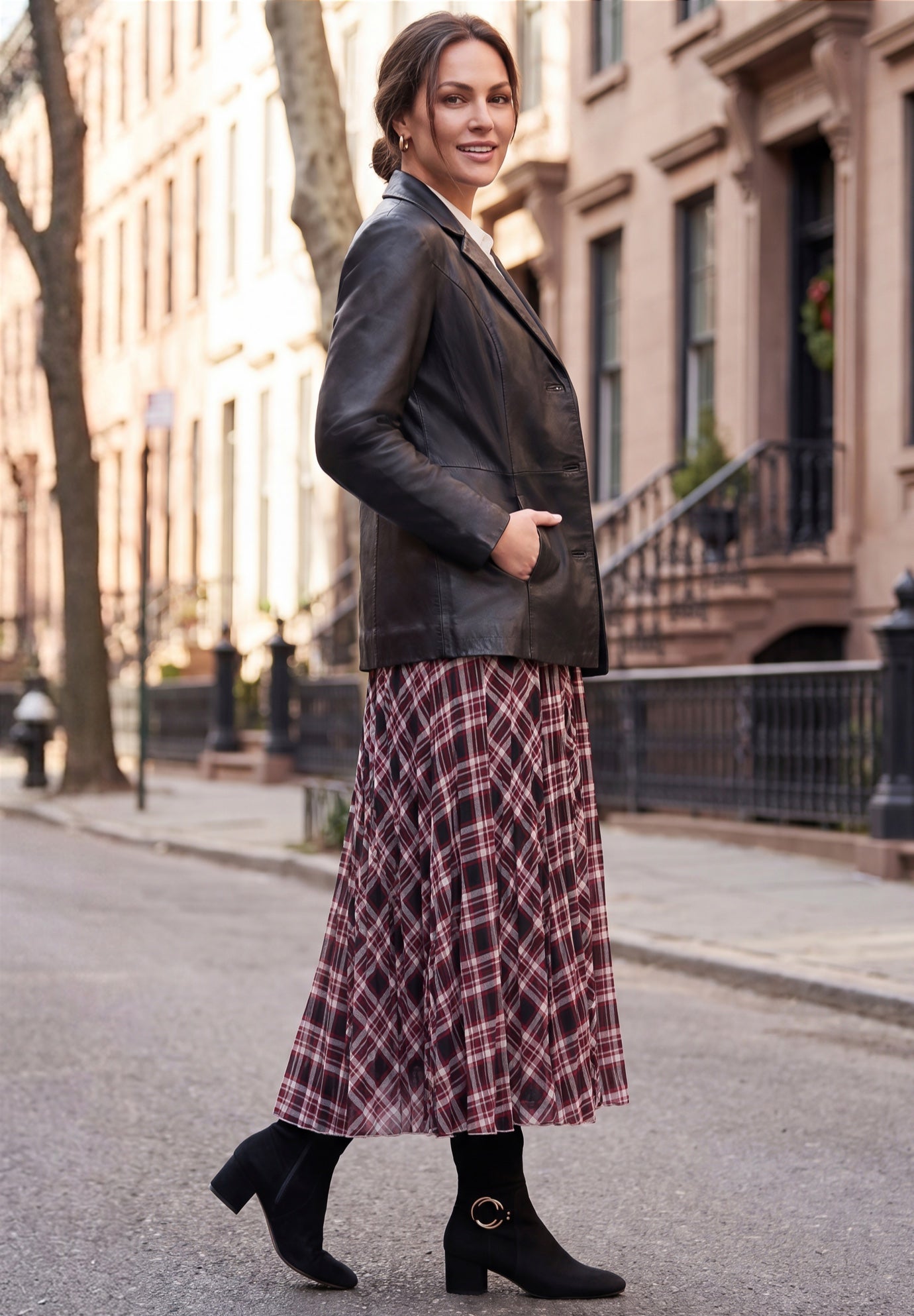Flowing Crinkled Maxi Skirt image number 2