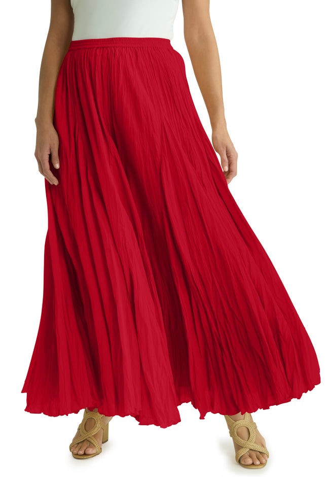 Flowing Crinkled Maxi Skirt image number 0