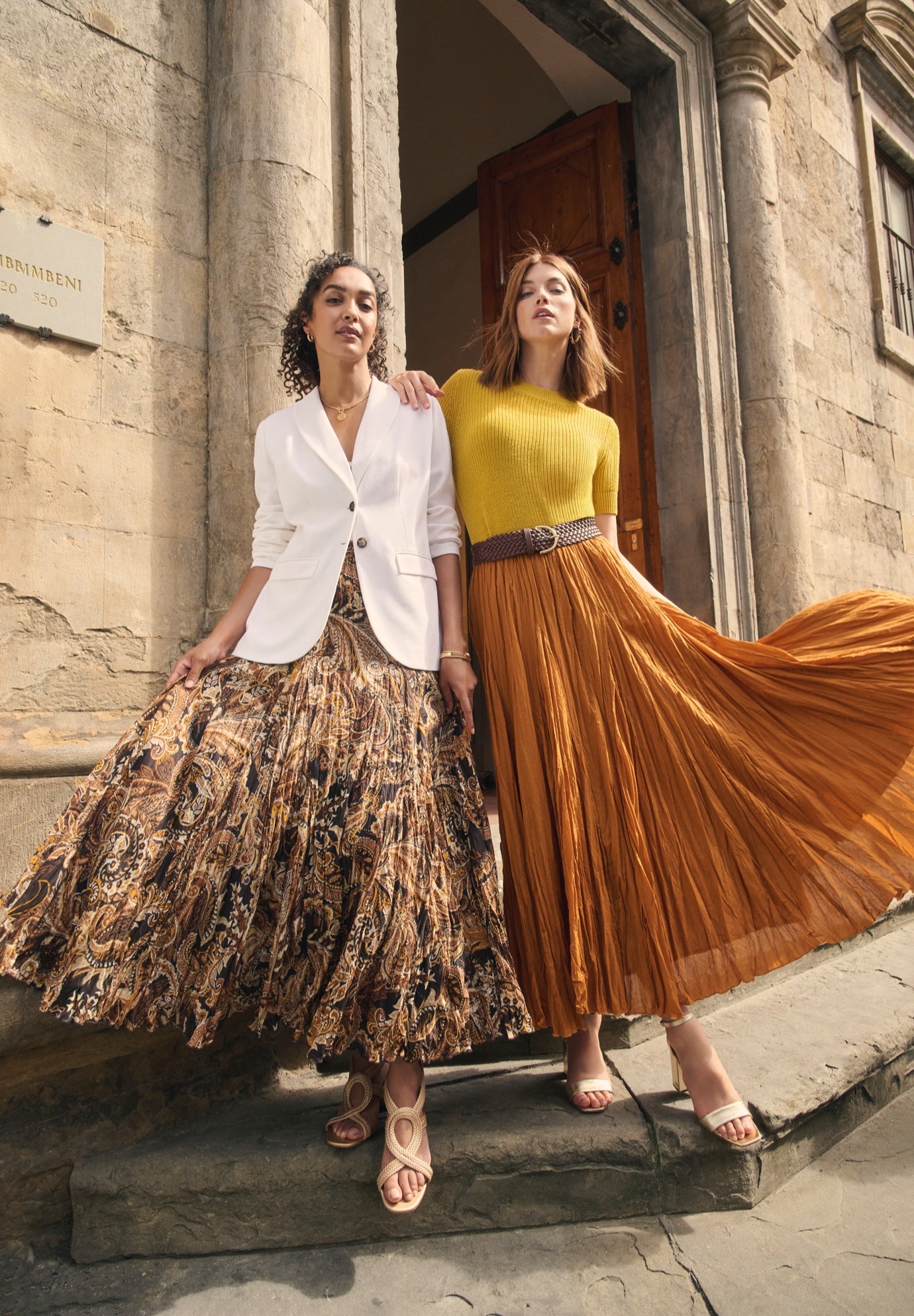 Flowing Crinkled Maxi Skirt image number 0