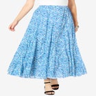 Flowing Crinkled Maxi Skirt image number null