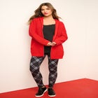 Plus Size Essential Stretch Ankle Length Pull-On Legging image number null
