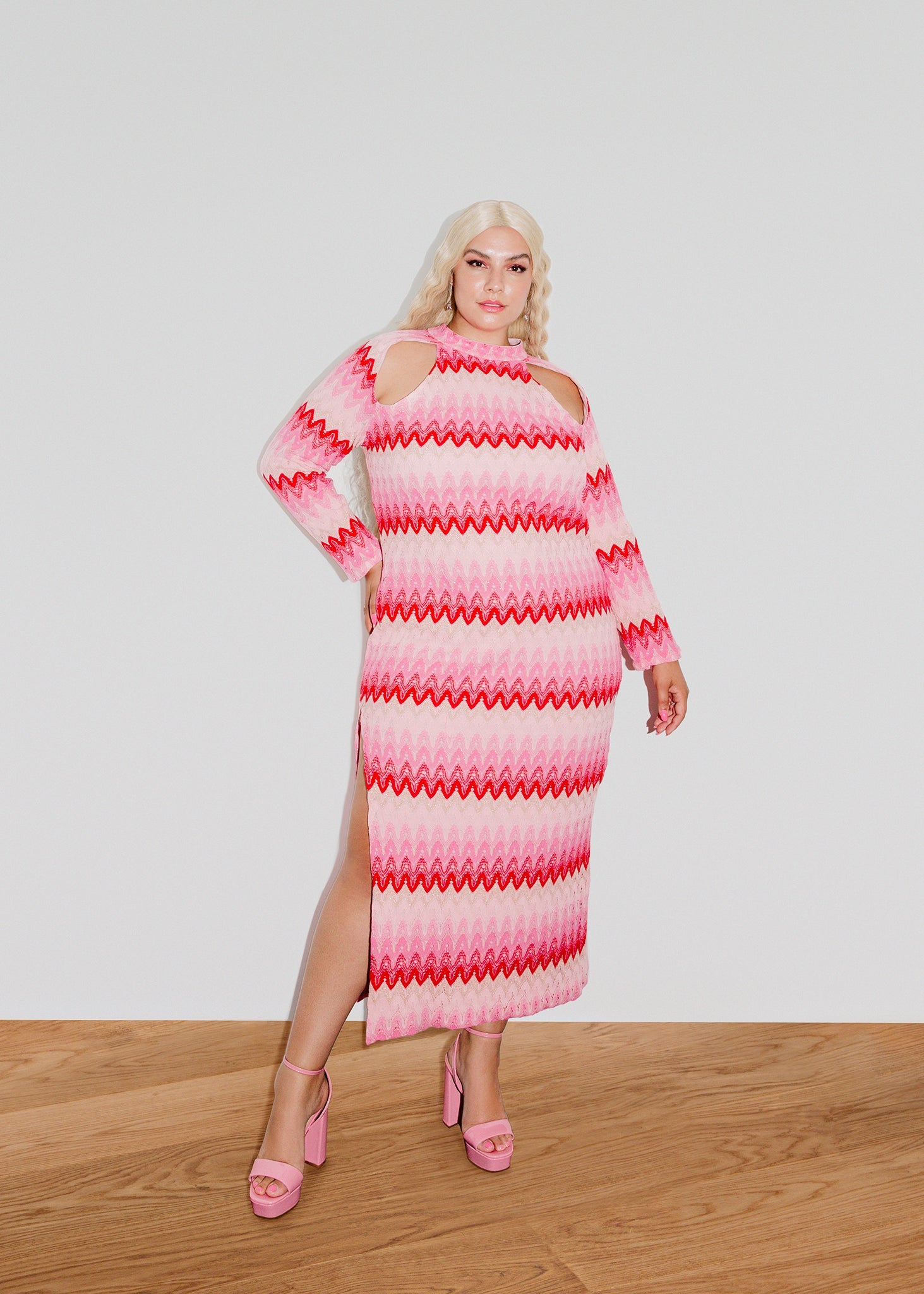 barbie midi dress AMARA BARBIE PINK SEQUIN DRESS | CULT MIA