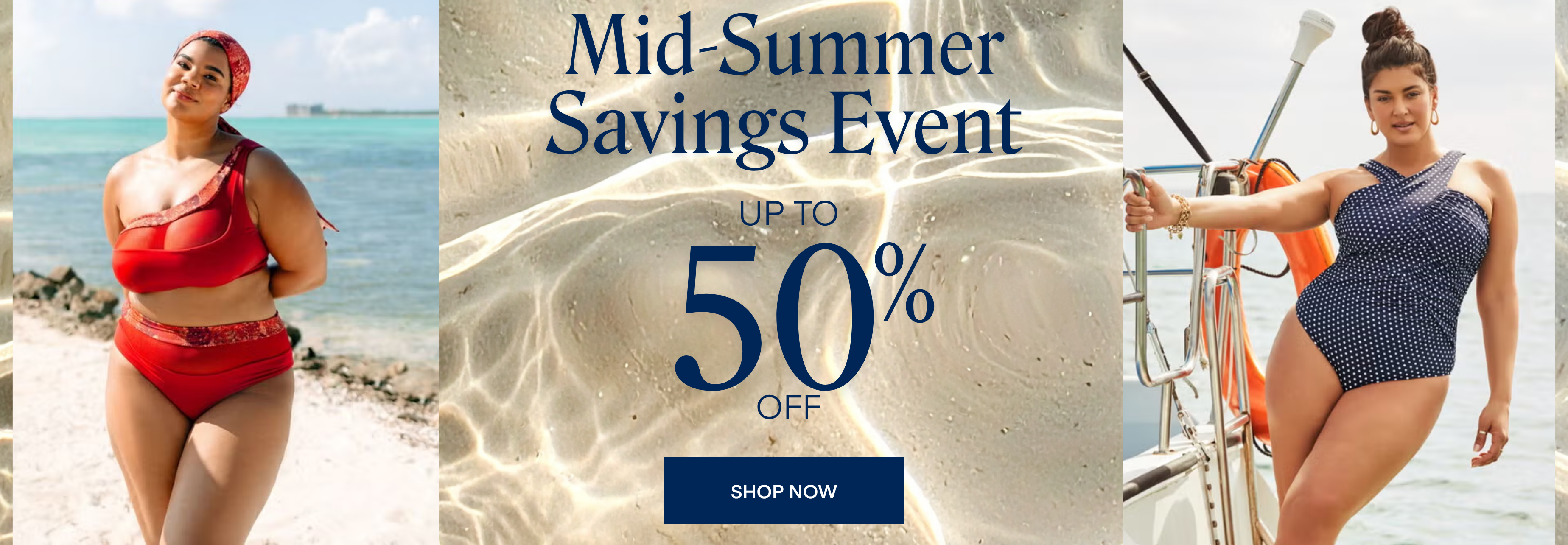 Mid-Summer Savings Event: Up to 50% Off