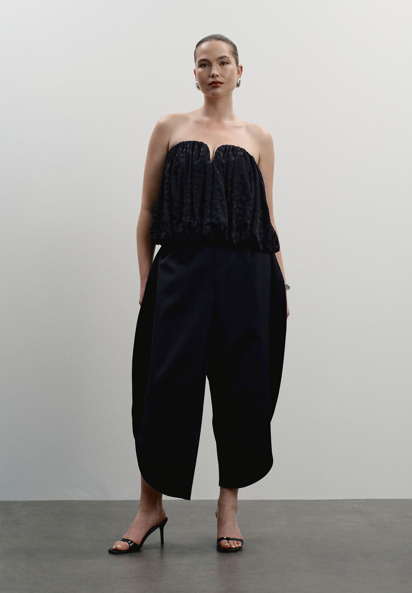 Strapless Bubble Top