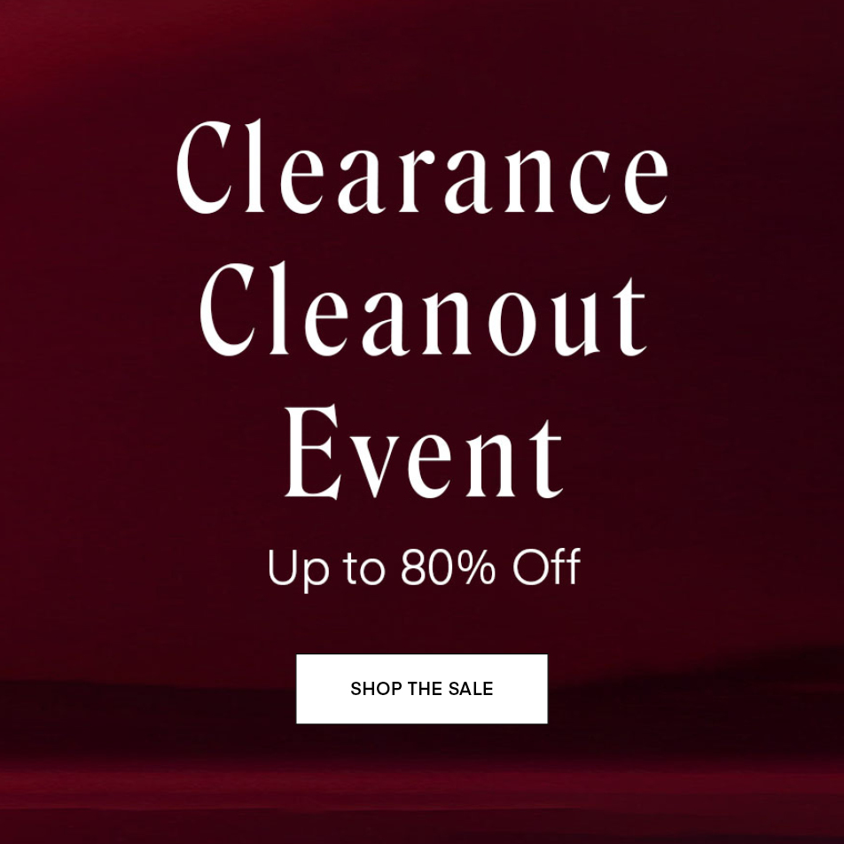 Clearance Cleanout Event | Up to 80% Off